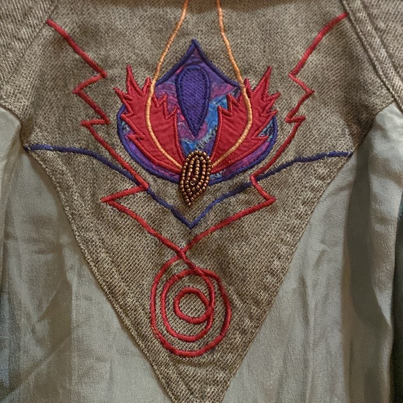 Vintage Marc D’alcy Embroidered Green Women's Jacket - Picture 9 of 12